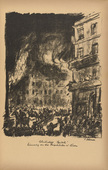 Erich B&uuml;ttner. Honest Play (Ehrliches Spiel) (plate, p. 19) from the periodical Kriegszeit. K&uuml;nstlerflugbl&auml;tter, vol. 1, no. 5 (30 Sept 1914). 1914