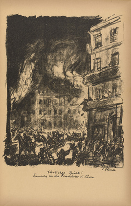 Erich B&uuml;ttner. Honest Play (Ehrliches Spiel) (plate, p. 19) from the periodical Kriegszeit. K&uuml;nstlerflugbl&auml;tter, vol. 1, no. 5 (30 Sept 1914). 1914