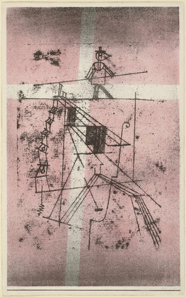 Paul Klee. Tightrope Walker (Seilt&auml;nzer) from the portfolio Art of the Present (Die Kunst der Gegenwart). 1923