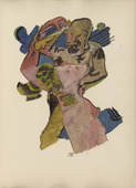 Oskar Kokoschka. Plate (folio 10) from M&ouml;rder, Hoffnung der Frauen (Murderer, Hope of Women). (1916)