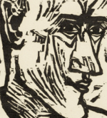 Erich Heckel. The Fool (Der Narr) from the portfolio New European Graphics, 5th Portfolio: German Artists, 1921 (Neue Europ&auml;ische Graphik, 5. Mappe: Deutsche K&uuml;nstler, 1921). 1917 (published 1923)