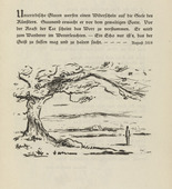 Wilhelm (Vil&eacute;m) Nowak. Untitled (Tree in the Landscape) (tailpiece, [p. 1]) from the periodical Zeit-Echo. Ein Kriegs-Tagebuch der K&uuml;nstler, vol. 1, no. 1 (Aug 1914). 1914