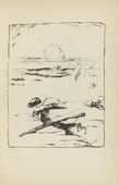 Wilhelm (Vil&eacute;m) Nowak. Untitled (Battlefield) (plate, [p. 23]) from the periodical  Zeit-Echo. Ein Kriegs-Tagebuch der K&uuml;nstler, vol. 1, no. 2 (Sept 1914). 1914