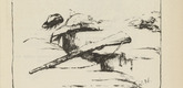 Wilhelm (Vil&eacute;m) Nowak. Untitled (Battlefield) (plate, [p. 23]) from the periodical  Zeit-Echo. Ein Kriegs-Tagebuch der K&uuml;nstler, vol. 1, no. 2 (Sept 1914). 1914