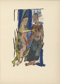 Oskar Kokoschka. M&ouml;rder, Hoffnung der Frauen (Murderer, Hope of Women). (1916, drawings executed 1910)