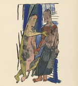 Oskar Kokoschka. M&ouml;rder, Hoffnung der Frauen (Murderer, Hope of Women). (1916, drawings executed 1910)