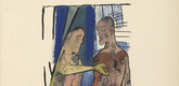 Oskar Kokoschka. M&ouml;rder, Hoffnung der Frauen (Murderer, Hope of Women). (1916, drawings executed 1910)