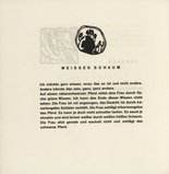 Vasily Kandinsky. Vignette next to "White Foam" (Vignette bei "Weisser Schaum") (headpiece, folio 42, verso) from Kl&auml;nge (Sounds). (1913)