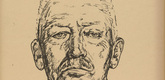 Peter Behrens. Army Commander in the East (General v. Scheffer-Boyadel) [Heerf&uuml;hrer im Osten (General v. Scheffer-Boyadel)]  (in-text plate, p. 223) from the periodical Kriegszeit. K&uuml;nstlerflugbl&auml;tter, vol. 1, no. 56 (1 Nov 1915). 1915