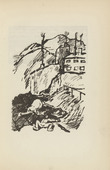Ren&eacute; Beeh. Untitled (Dead in front of Landscape) (plate, [p. 35]) from the periodical  Zeit-Echo. Ein Kriegs-Tagebuch der K&uuml;nstler, vol. 1, no. 3 (Oct 1914). 1914