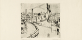 Erich Heckel. French River Landscape (Franz&ouml;sische Flusslandschaft). 1916