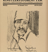 unknown. Ill Tartar (Kranker Tatar) (in-text plate, p. 227) from the periodical Kriegszeit. K&uuml;nstlerflugbl&auml;tter, vol. 1, no. 57 (15 Nov 1915). 1915