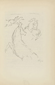 Friedrich Feigl. Untitled (Cavalryman) (plate, [p. 43]) from the periodical  Zeit-Echo. Ein Kriegs-Tagebuch der K&uuml;nstler, vol. 1, no. 4 (Nov 1914). 1914