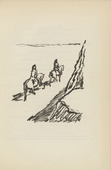 Ren&eacute; Beeh. Untitled (Two Cavalrymen Riding) (plate, [p. 47]) from the periodical  Zeit-Echo. Ein Kriegs-Tagebuch der K&uuml;nstler, vol. 1, no. 4 (Nov 1914). 1914
