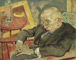 George Grosz. The Poet Max Herrmann-Neisse. 1927