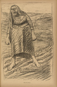 Ernst Barlach. Serbian Elegy (Serbische Elegie) (plate, p. 229) from the periodical Kriegszeit. K&uuml;nstlerflugbl&auml;tter, vol. 1, no. 57 (15 Nov 1915). 1915
