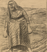 Ernst Barlach. Serbian Elegy (Serbische Elegie) (plate, p. 229) from the periodical Kriegszeit. K&uuml;nstlerflugbl&auml;tter, vol. 1, no. 57 (15 Nov 1915). 1915