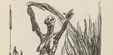 Alfred Kubin. Untitled (War Fury with Torch) (plate, [p. 51]) from the periodical  Zeit-Echo. Ein Kriegs-Tagebuch der K&uuml;nstler, vol. 1, no. 4 (Nov 1914). 1914