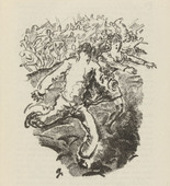 Willi Geiger. Untitled (Escape) (plate, [p. 53]) from the periodical  Zeit-Echo. Ein Kriegs-Tagebuch der K&uuml;nstler, vol. 1, no. 4 (Nov 1914). 1914