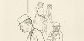 George Grosz. In the Shadows (Im Schatten). 1921