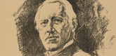 Max Liebermann. Ulrich v. Wilamowitz-M&ouml;llendorff (in-text plate, p. 231) from the periodical Kriegszeit. K&uuml;nstlerflugbl&auml;tter, vol. 1, no. 58 (Dec 1915). 1915