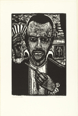 Erich Heckel. Magician (Memory of Paul Klee) (Zauberk&uuml;nstler [Erinnerung an Paul Klee]). 1956