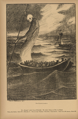 Carl Olof Petersen. The Expeditionary Force (Das Expeditionsheer) (plate, p. 234) from the periodical Kriegszeit. K&uuml;nstlerflugbl&auml;tter, vol. 1, no. 58 (Dec 1915). 1915
