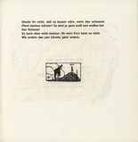Vasily Kandinsky. Hill, Tree, Clouds and Figure (H&uuml;gel, Baum, Wolken und Figur) (tailpiece, folio 43) from Kl&auml;nge (Sounds). (1913)
