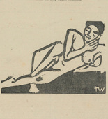 Ines Wetzel, Karl Schmidt-Rottluff, Georg Tappert. Die Aktion, vol. 8, no. 41/42. October 19, 1918