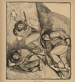 J&oacute;zsef Arp&aacute;d Murmann. Forward! Forward! (Avanti! Avanti!) (headpiece, p. 238) from the periodical Kriegszeit. K&uuml;nstlerflugbl&auml;tter, vol. 1, no. 59 (Dec 1915). 1915