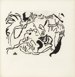 Vasily Kandinsky. Judgement Day (J&uuml;ngster Tag) from Kl&auml;nge (Sounds). (1913)