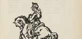 Ren&eacute; Beeh. Untitled (Soldier on a Horse) (plate, [p. 87]) from the periodical  Zeit-Echo. Ein Kriegs-Tagebuch der K&uuml;nstler, vol. 1, no. 6 (Jan 1915). 1915