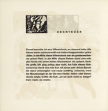 Vasily Kandinsky. Vignette next to "Adventure" (Vignette bei "Abenteuer") (headpiece, folio 45 verso) from Kl&auml;nge (Sounds). (1913)