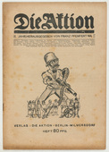 Conrad Felixm&uuml;ller, Heinrich Hoerle, Karl Jacob Hirsch. Die Aktion, vol. 9, no. 16/17. May 3, 1919