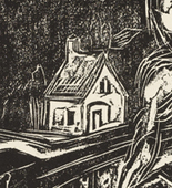 Ernst Ludwig Kirchner. K&ouml;nigstein Railroad Station in the Taunus (Bahnhof K&ouml;nigstein im Taunus). (1916)