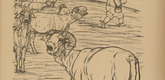 August Gaul. The 'Good Shepherd' Nikita (Der "gute Hirt" Nikita) (in-text plate, p. 247) from the periodical Kriegszeit. K&uuml;nstlerflugbl&auml;tter, vol. 1, no. 62 (Middle of Feb 1916). 1916