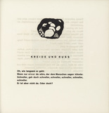 Vasily Kandinsky. Vignette next to "Chalk and Soot" (Vignette bei "Kreide und Russ") (headpiece, folio 48) from Kl&auml;nge (Sounds). (1913)