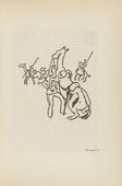Richard Seewald. Untitled (Rider Mounting Horse) (plate, [p. 131]) from the periodical  Zeit-Echo. Ein Kriegs-Tagebuch der K&uuml;nstler, vol. 1, no. 9 (Feb 1915). 1915