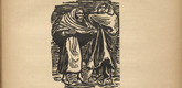 Ernst Barlach. The Robe is More Patchwork than Whole (Der Mantel ist mehr Flick als St&uuml;ck) (in-text plate, page 55) from Der Findling (The Foundling). 1922 (executed 1921)
