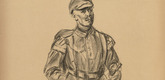 Max Liebermann. Infantry Drummer (Trommelnder Infantrist) (plate, p. 252) from the periodical Kriegszeit. K&uuml;nstlerflugbl&auml;tter, vol. 1, no. 63 (Feb 1916). 1916