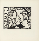 Vasily Kandinsky. Motif from Improvisation 10 (Motiv aus Improvisation 10) (plate, folio 50) from Kl&auml;nge (Sounds). (1913)