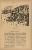 Otto Hamel. Fleeing (Auf der Flucht) (headpiece, p. 253) from the periodical Kriegszeit. K&uuml;nstlerflugbl&auml;tter, vol. 1, no. 63 (Feb 1916). 1916