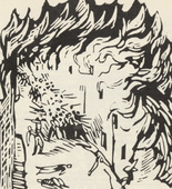 Franz Maria Jansen. Untitled (Street Battle) (plate, [p. 151]) from the periodical  Zeit-Echo. Ein Kriegs-Tagebuch der K&uuml;nstler, vol. 1, no. 10 (Mar 1915). 1915