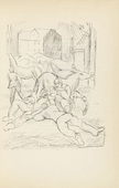 Rudolf Grossmann. Untitled (Encamped Uhlans) (plate, [p. 159]) from the periodical  Zeit-Echo. Ein Kriegs-Tagebuch der K&uuml;nstler, vol. 1, no. 11 (Mar 1915). 1915