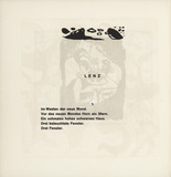 Vasily Kandinsky. Vignette next to "Spring" (Vignette bei "Lenz") (headpiece, folio 51 verso) from Kl&auml;nge (Sounds). (1913)