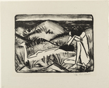 Otto Mueller. Two Girls in the Dunes at Sylt (Zwei M&auml;dchen in den D&uuml;nen, Sylt). (1920-24)