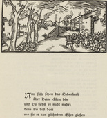 Max Unold. Untitled (Soldiers Attacking) (headpiece, p. 9) from the periodical  Zeit-Echo. Ein Kriegs-Tagebuch der K&uuml;nstler, vol. 1, no. 2 (Sept 1914). 1914