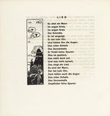 Vasily Kandinsky. The Veil (Der Schleier) (headpiece, folio 54 verso) from Kl&auml;nge (Sounds). (1913)
