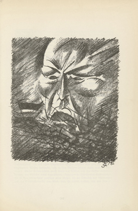 Edwin Scharff. Untitled (Mongol's Head) (plate, [p. 179]) from the periodical  Zeit-Echo. Ein Kriegs-Tagebuch der K&uuml;nstler, vol. 1, no. 12 (Apr 1915). 1915
