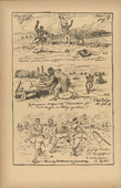 Helmuth Stockmann. Maubeuge: What I Saw (Maubeuge: Was ich sah) (plate, p. 26) from the periodical Kriegszeit. K&uuml;nstlerflugbl&auml;tter, vol. 1, no. 7 (7 Oct 1914). 1914